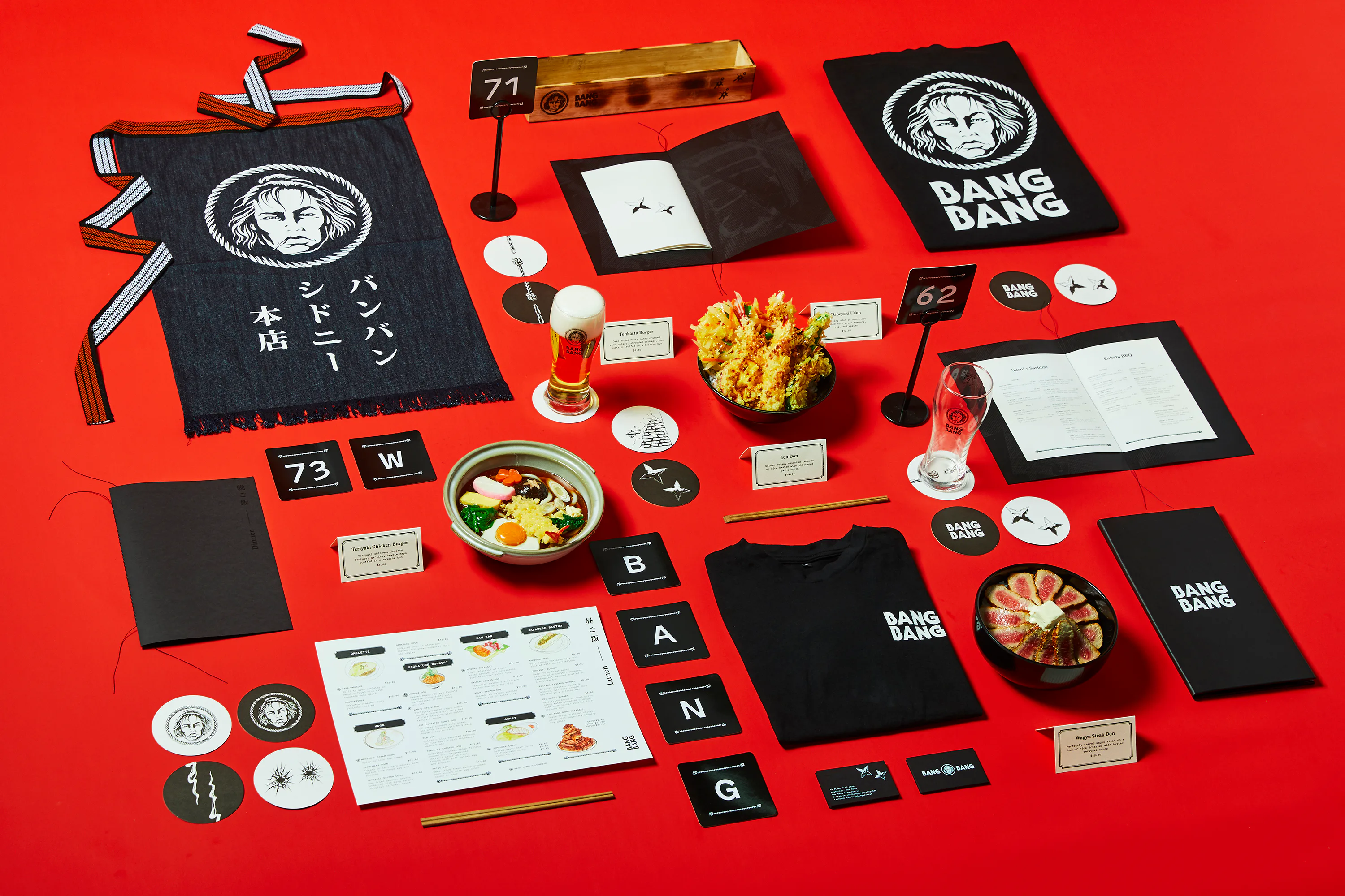 Bang Bang - printed items