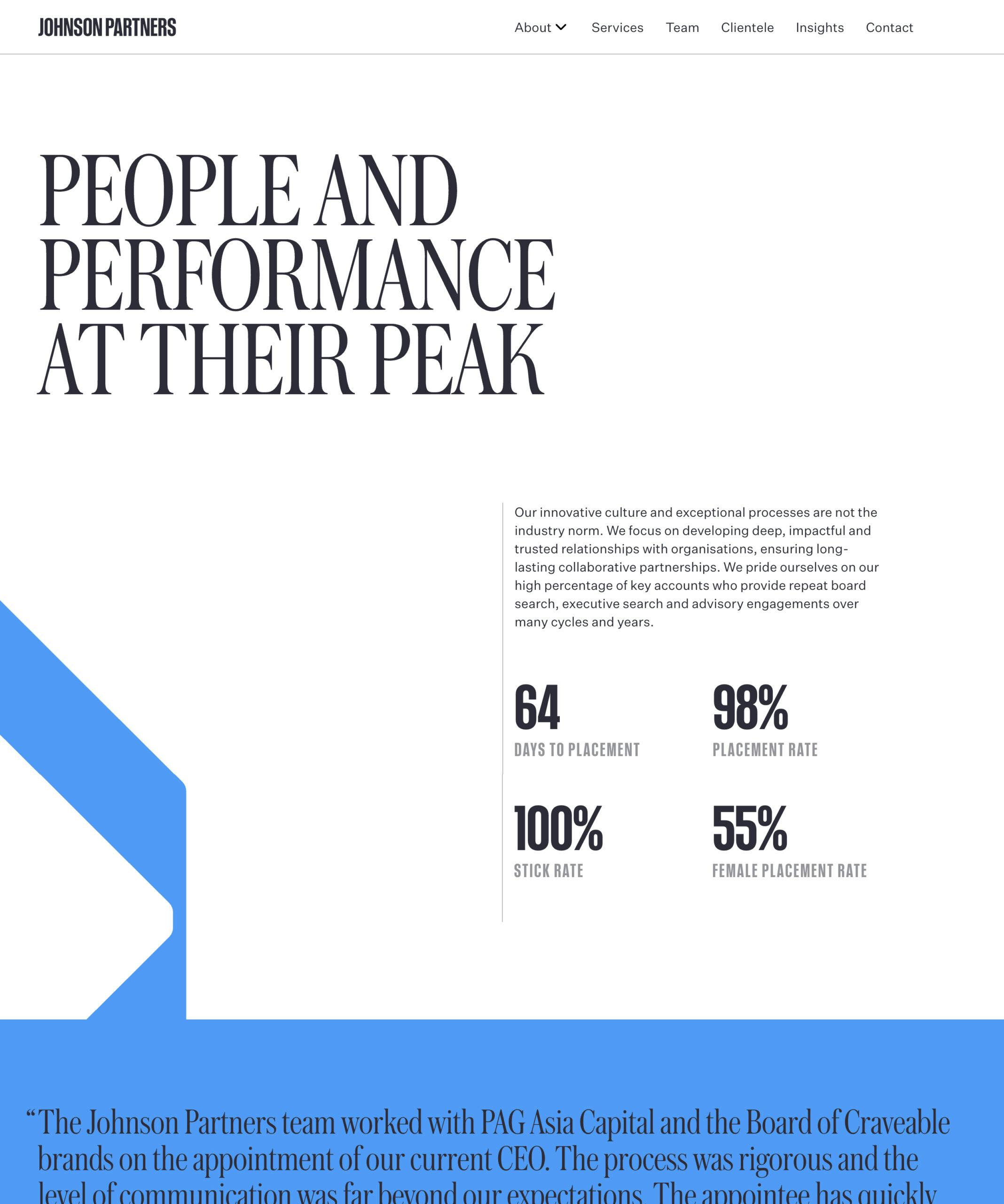 About Page - Johnson Partners